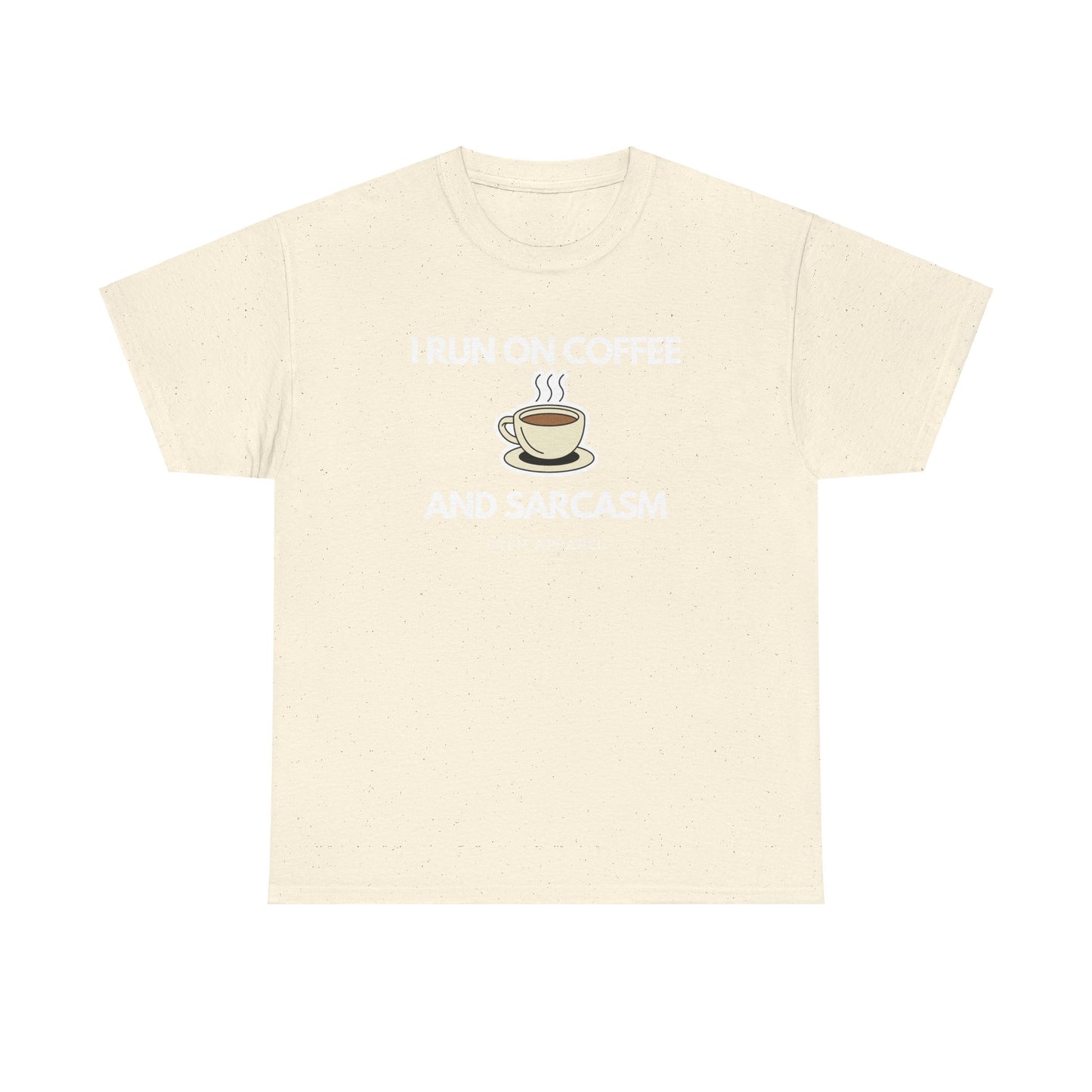 I Run On Coffee And Sarcasm - Funny Tech Humor Geek T-Shirt