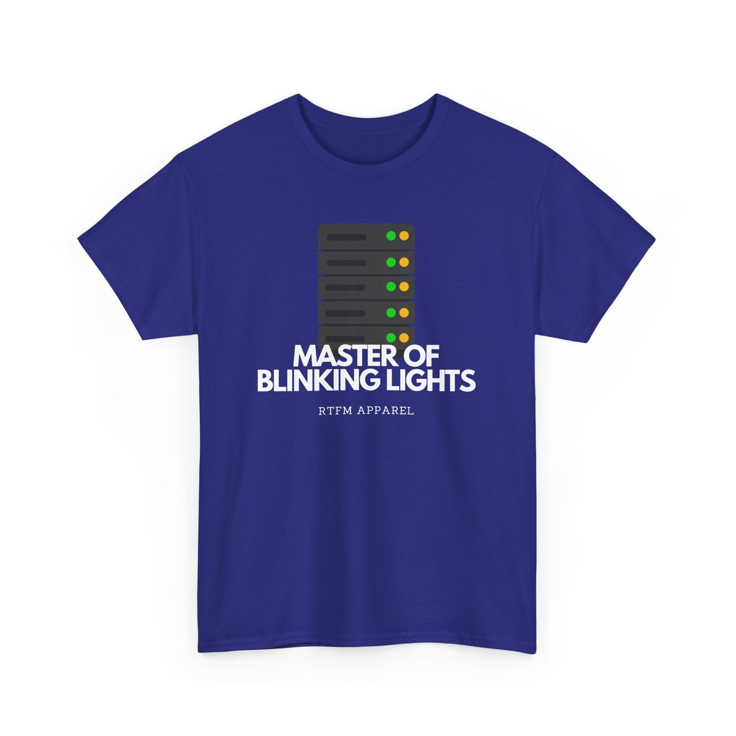 Master Of Blinking Lights - Sysadmin, IT, DevOps, Server Rack Funny