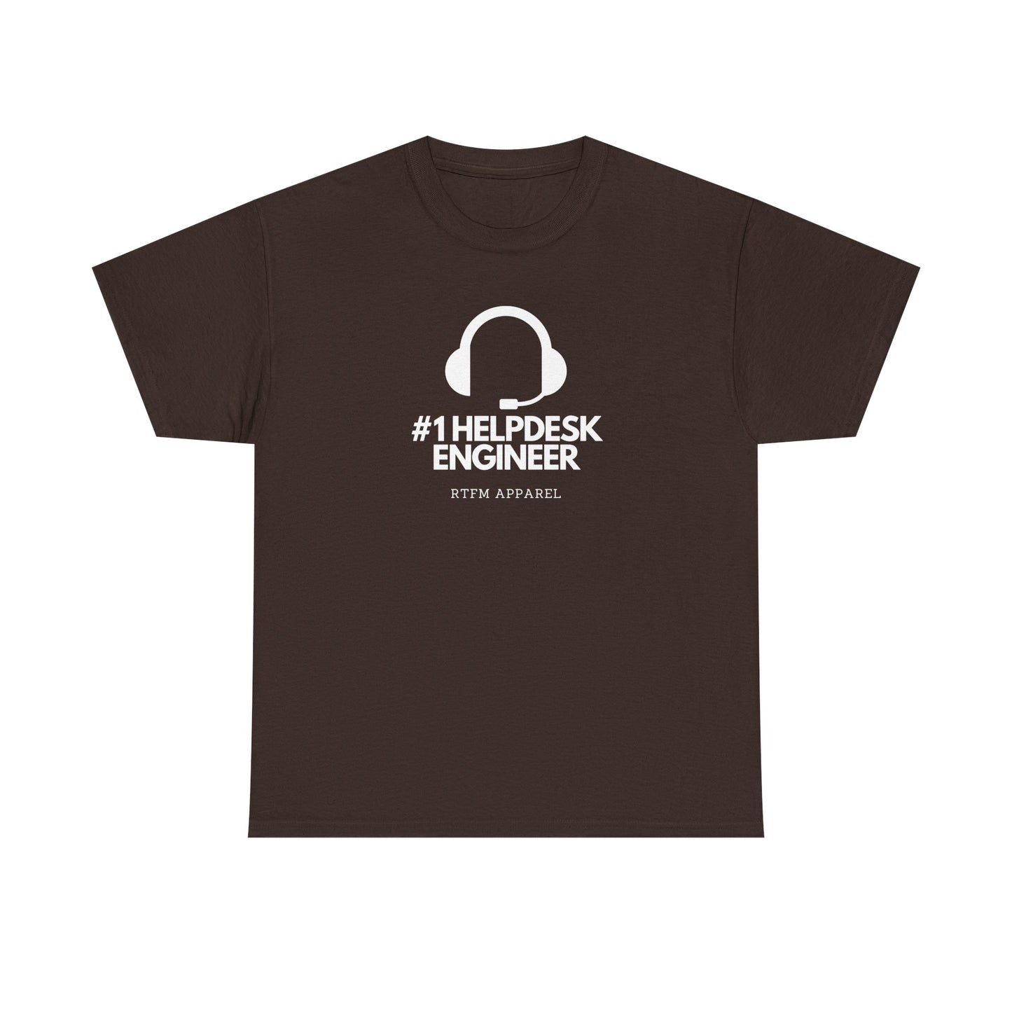 #1 Helpdesk Engineer Headset RTFM Apparel - Funny Tech, IT, Sysadmin