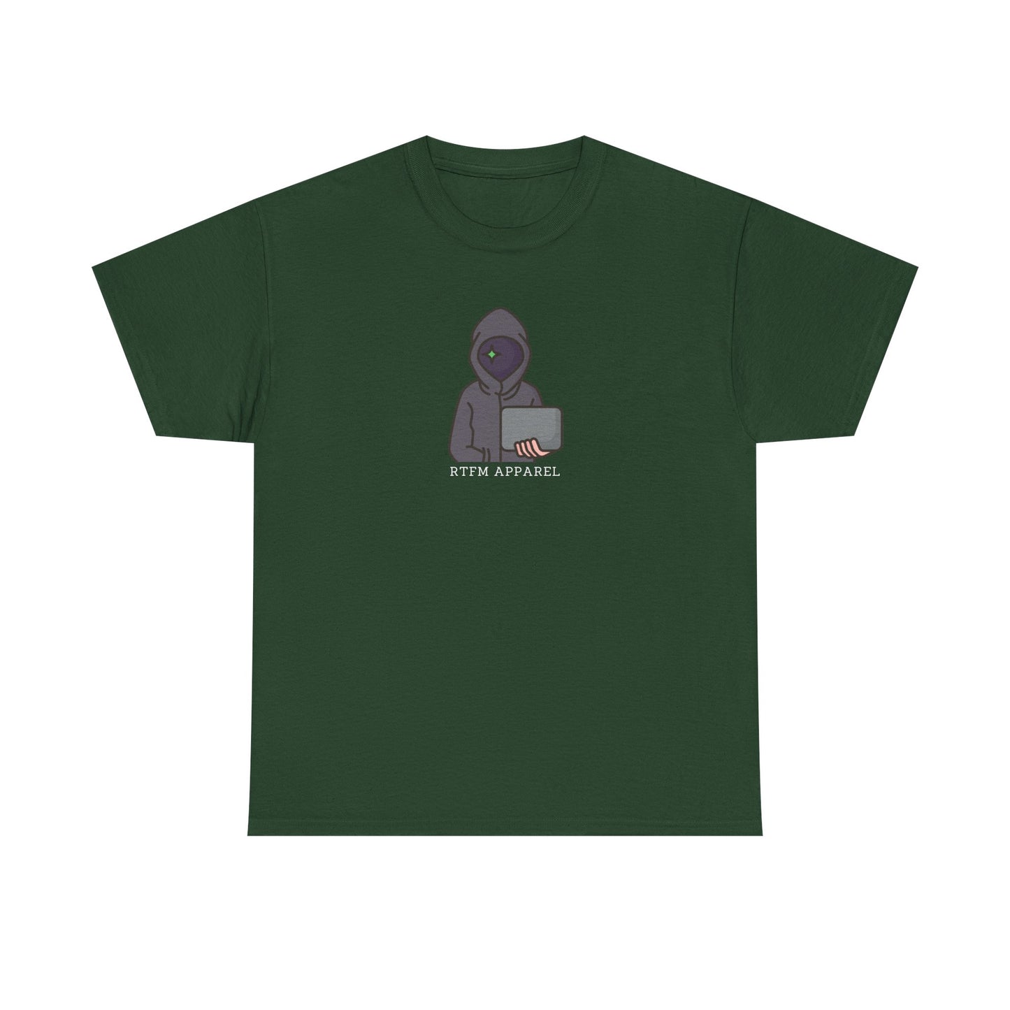 RTFM Apparel Hacker Hoodie Graphic - Tech, IT, Cyber Security Humor Shirt