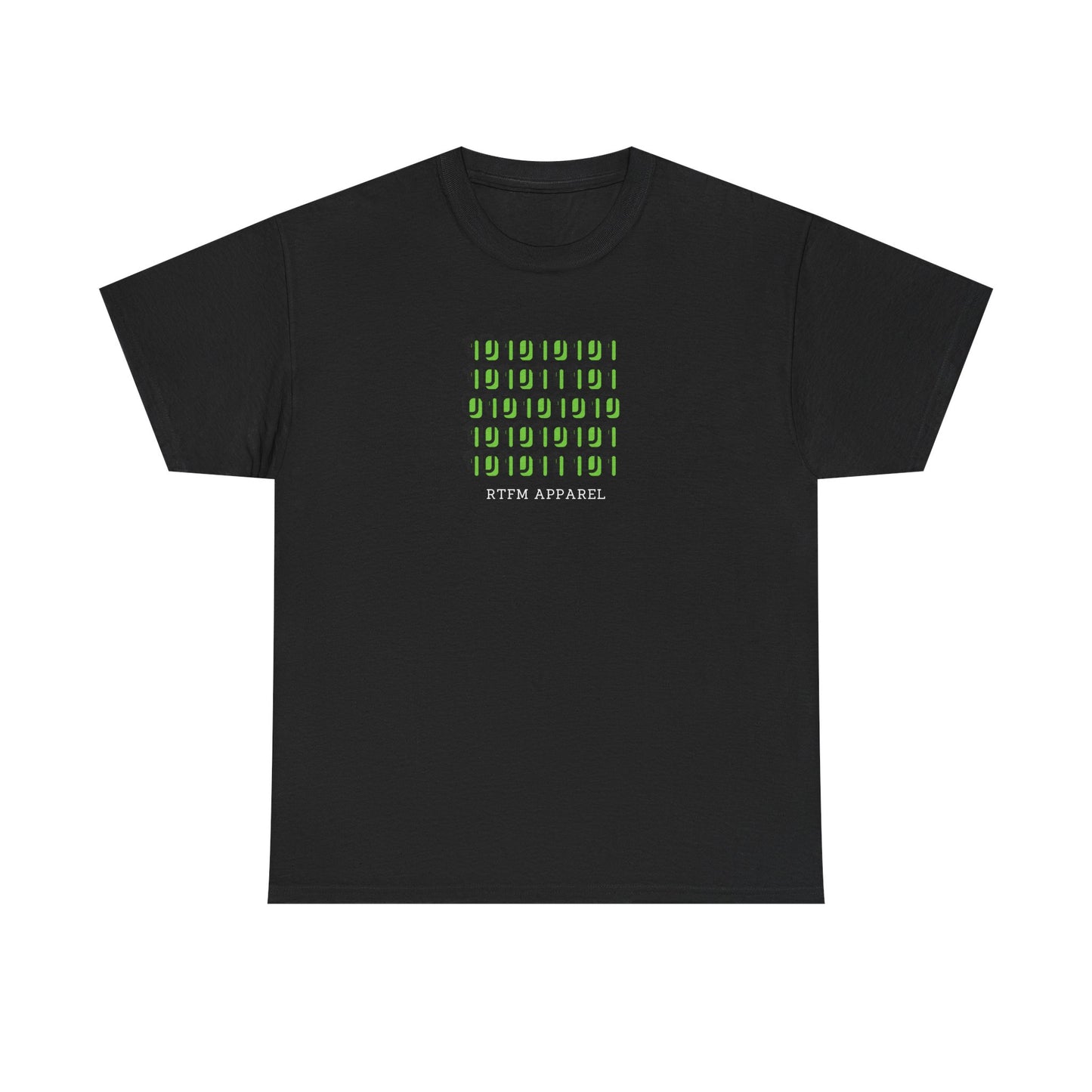 RTFM Binary Code Geek Humor T-Shirt - DevOps, Sysadmin, Tech Nerd, 2025 Design