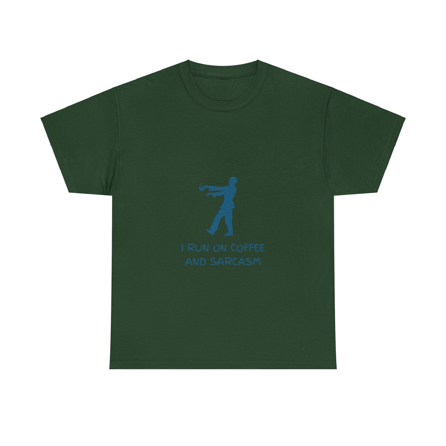 I Run On Coffee And Sarcasm - Tech, IT, Cyber Security, Geek Humor T-Shirt