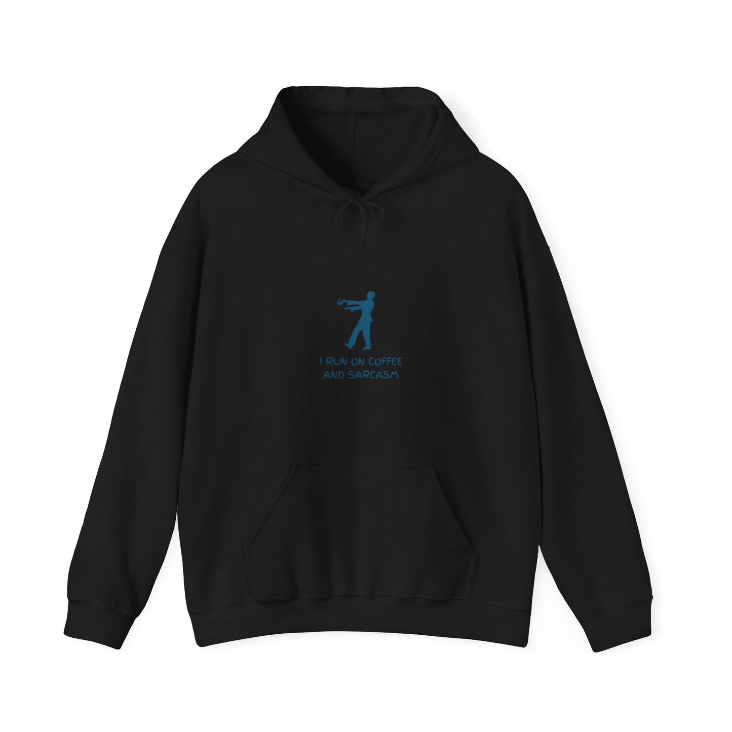 I Run On Coffee And Sarcasm - Tech, IT, Cyber Security, Geek Humor Hoodie