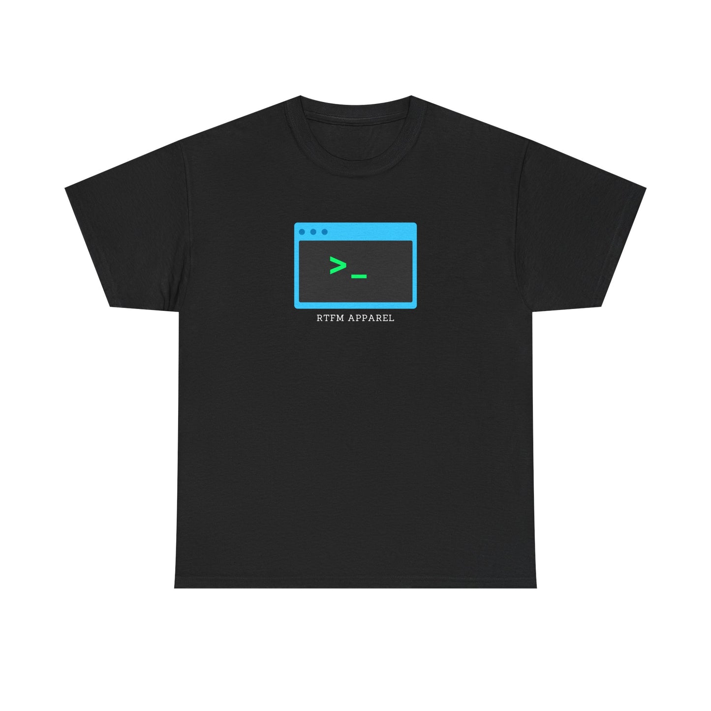 RTFM Terminal Command Nerd Humor T-Shirt - Geek, Sysadmin, IT Crowd, Developer, Programmer, Fun Tee