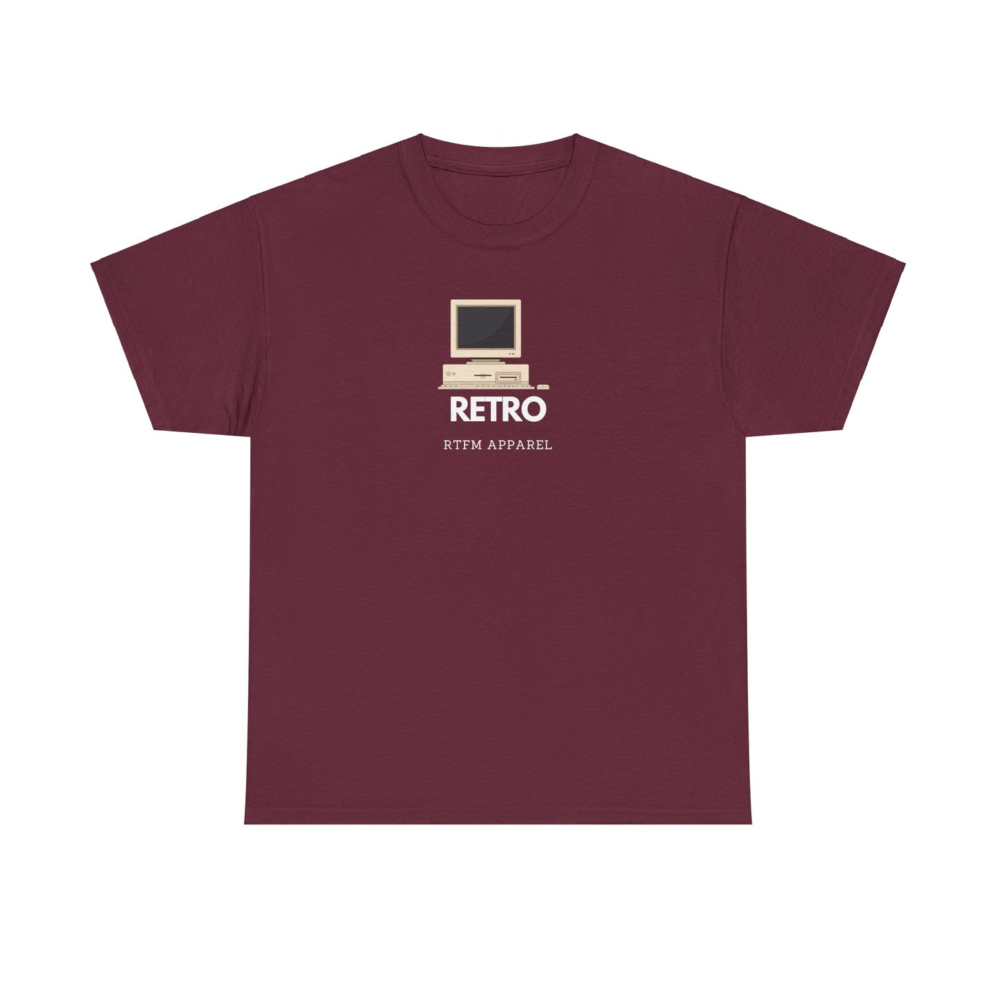 Retro RTFM Apparel - Vintage Computer Geek Humor Tshirt
