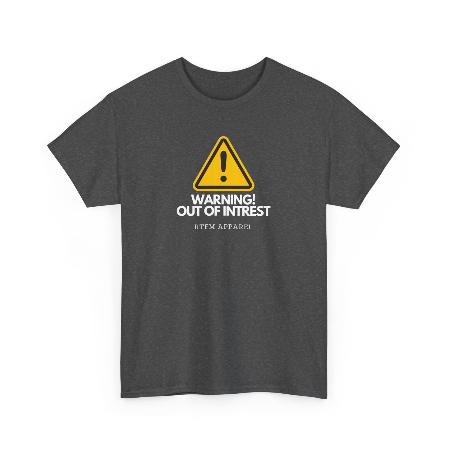 Warning Out Of Interest Funny Tech Humor IT Geek Tshirt For Developers