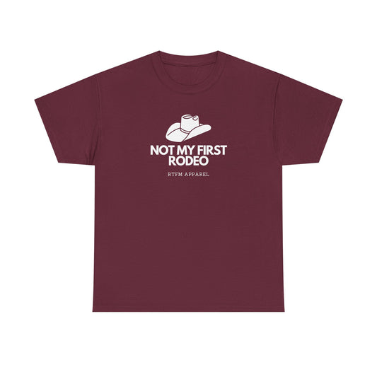 Not My First Rodeo RTFM Apparel Cowboy Hat Tech Geek Humour T-Shirt