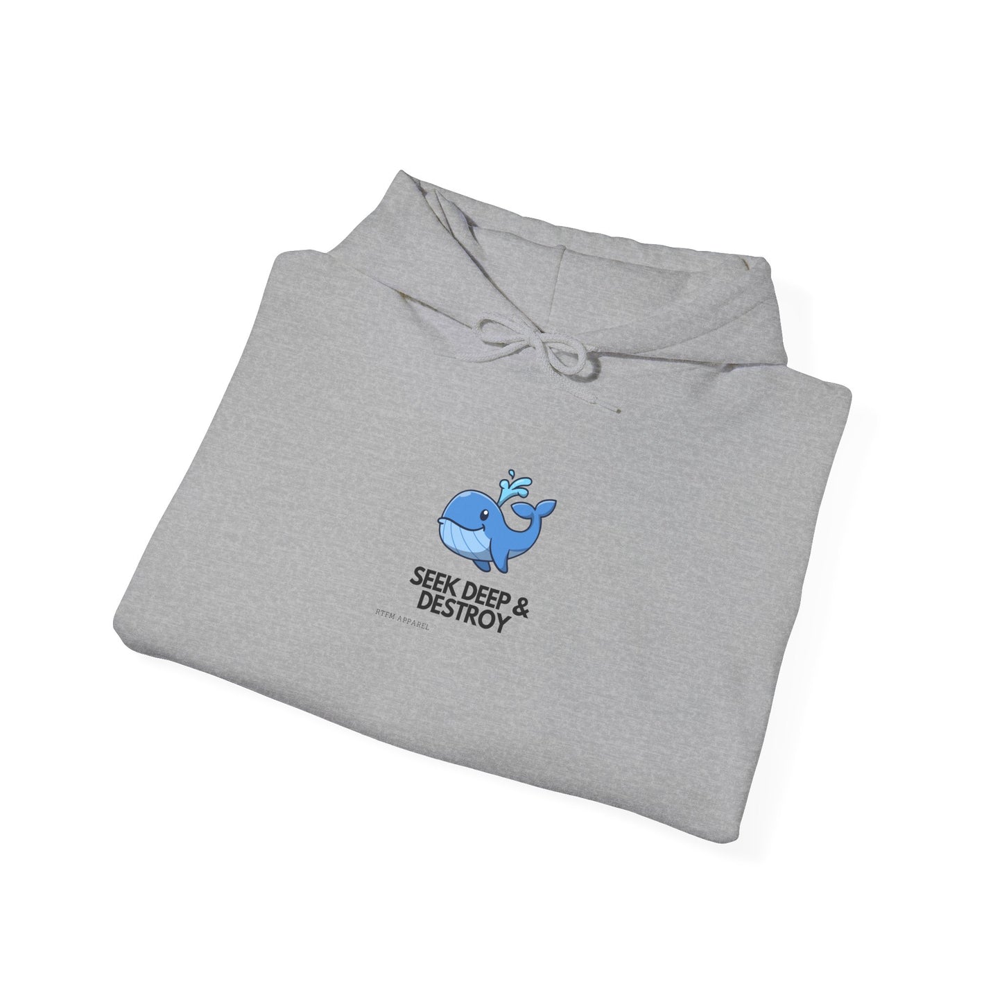 Cozy Whale Docker Humor Hoodie - DevOps Tech Geek