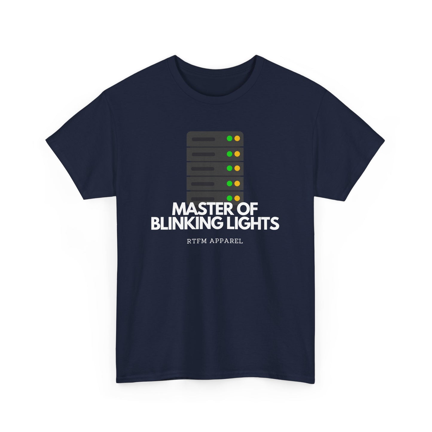 Master Of Blinking Lights - Sysadmin, IT, DevOps, Server Rack Funny