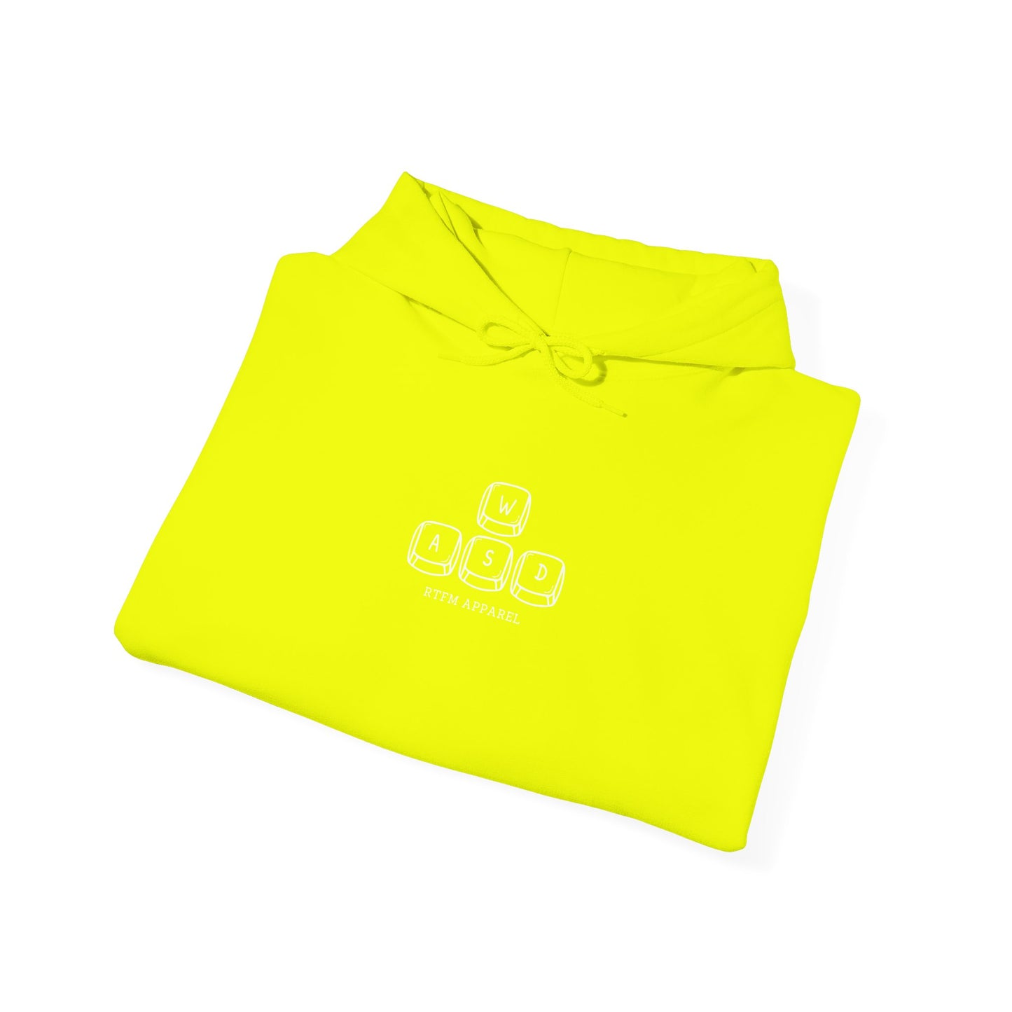 WASD Gaming Keyboard RTFM Apparel Hoodie For Gamers And Tech Lovers