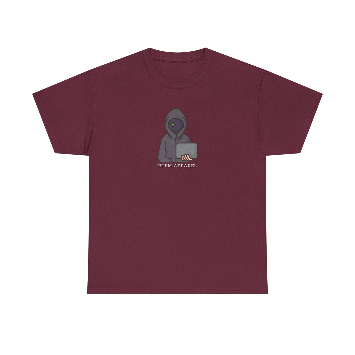 RTFM Apparel Hacker Hoodie Graphic - Tech, IT, Cyber Security Humor Shirt
