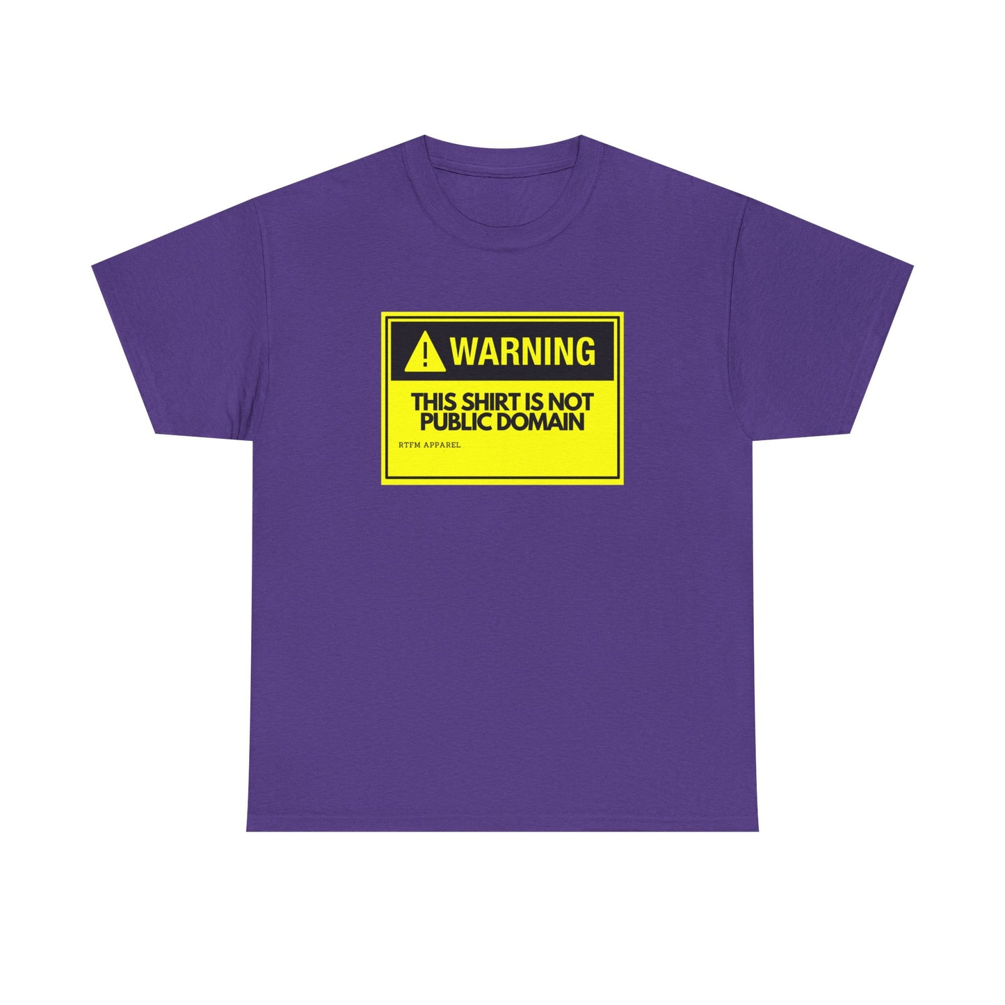 Warning This Shirt Is Not Public Domain Funny Sysadmin IT Tech Geek Gift