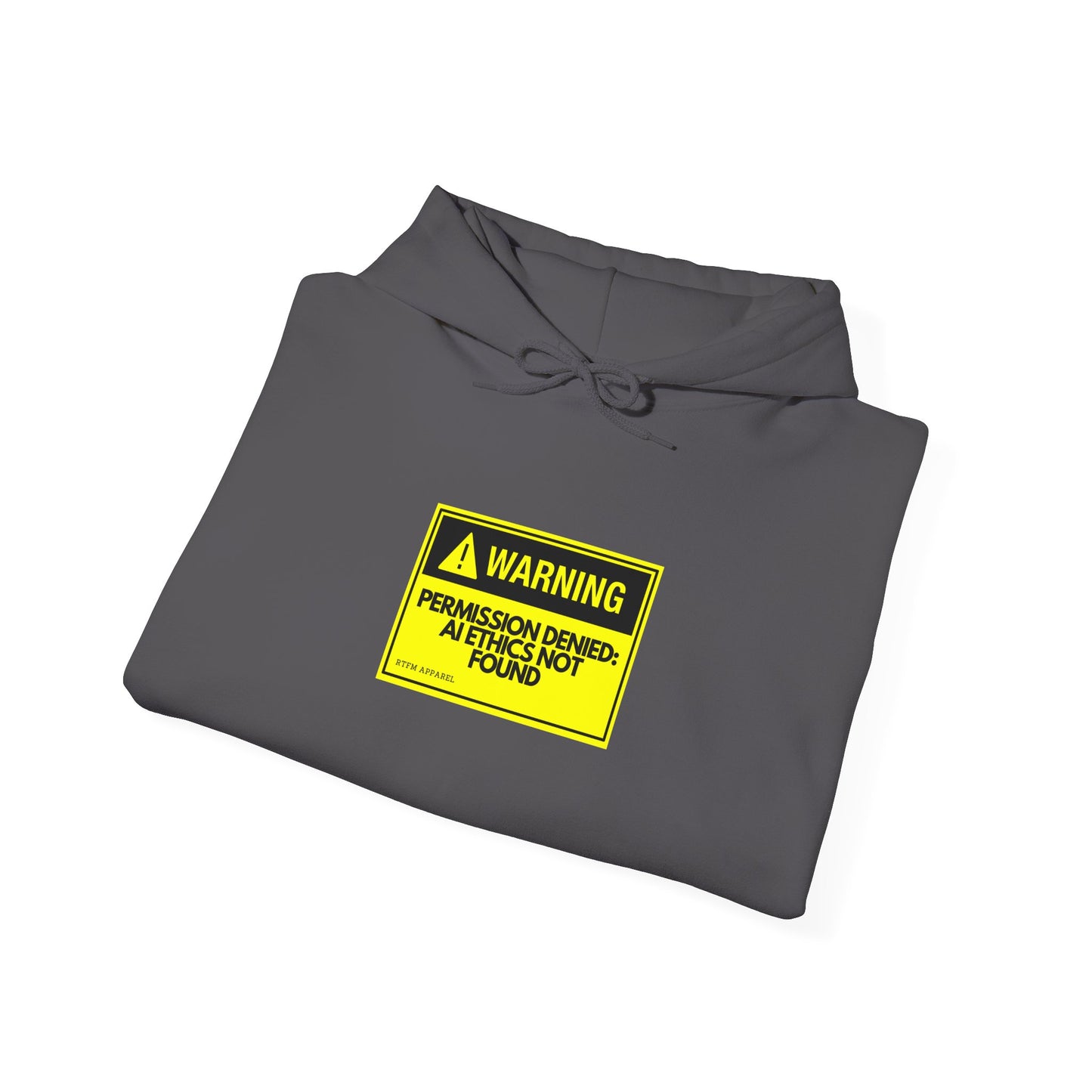 Warning - Permission Denied: AI Ethics Not Found Hoodie - Tech lovers