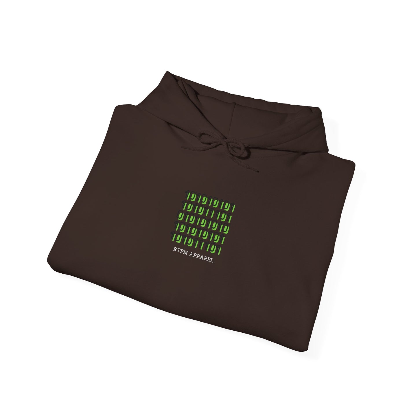 RTFM Binary Code Tech Lover's Hoodie - DevOps, Cyber Security, Sysadmin Style