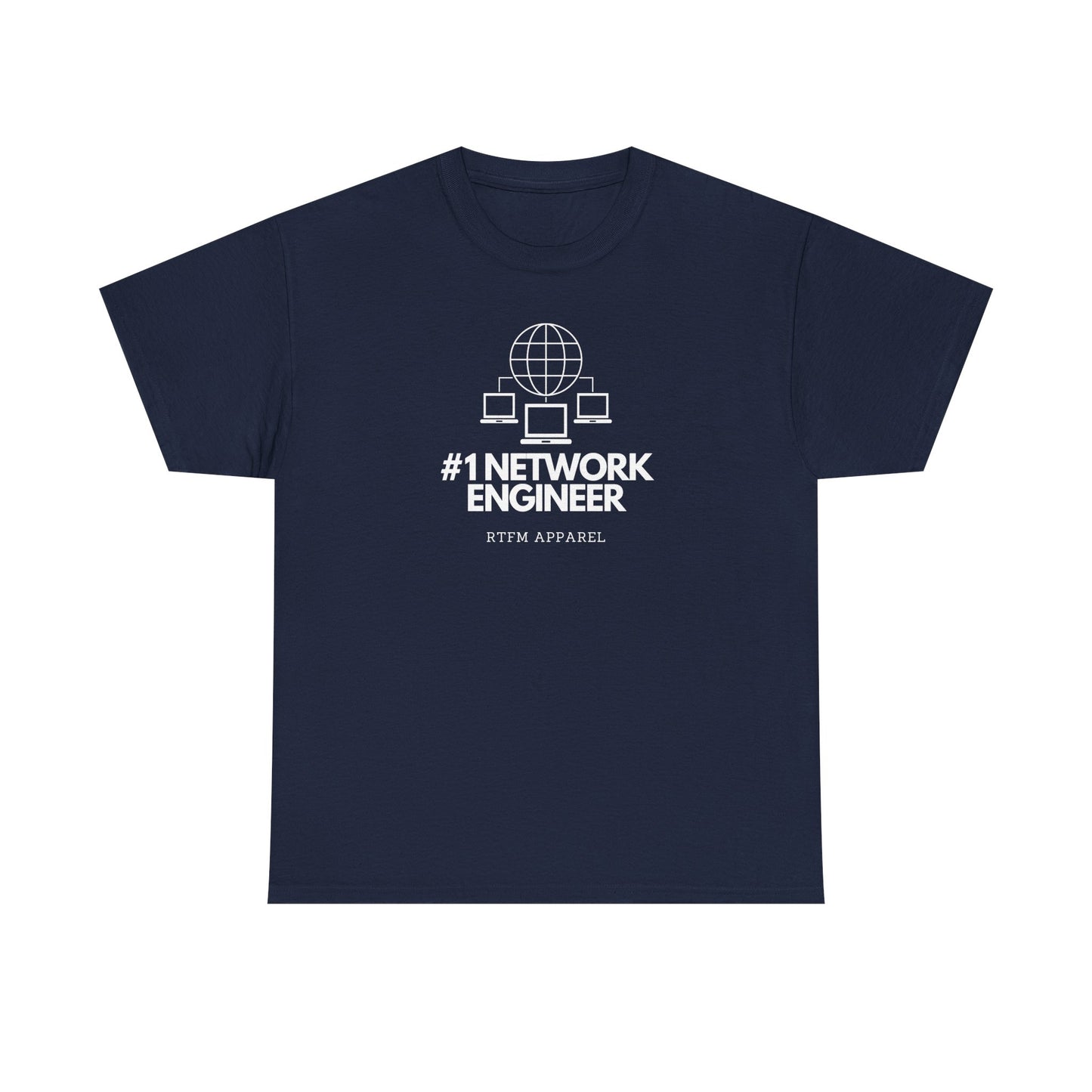 #1 Network Engineer RTFM Apparel - Funny Sysadmin, IT Pro, Network Shirt
