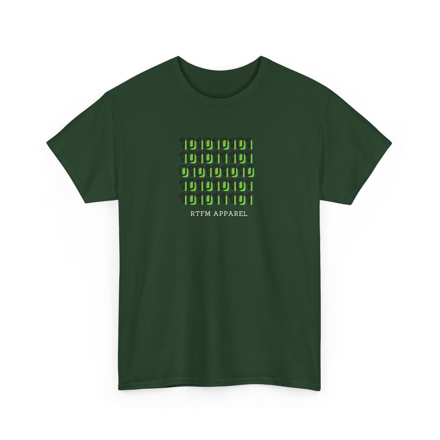RTFM Binary Code Geek Humor T-Shirt - DevOps, Sysadmin, Tech Nerd, 2025 Design