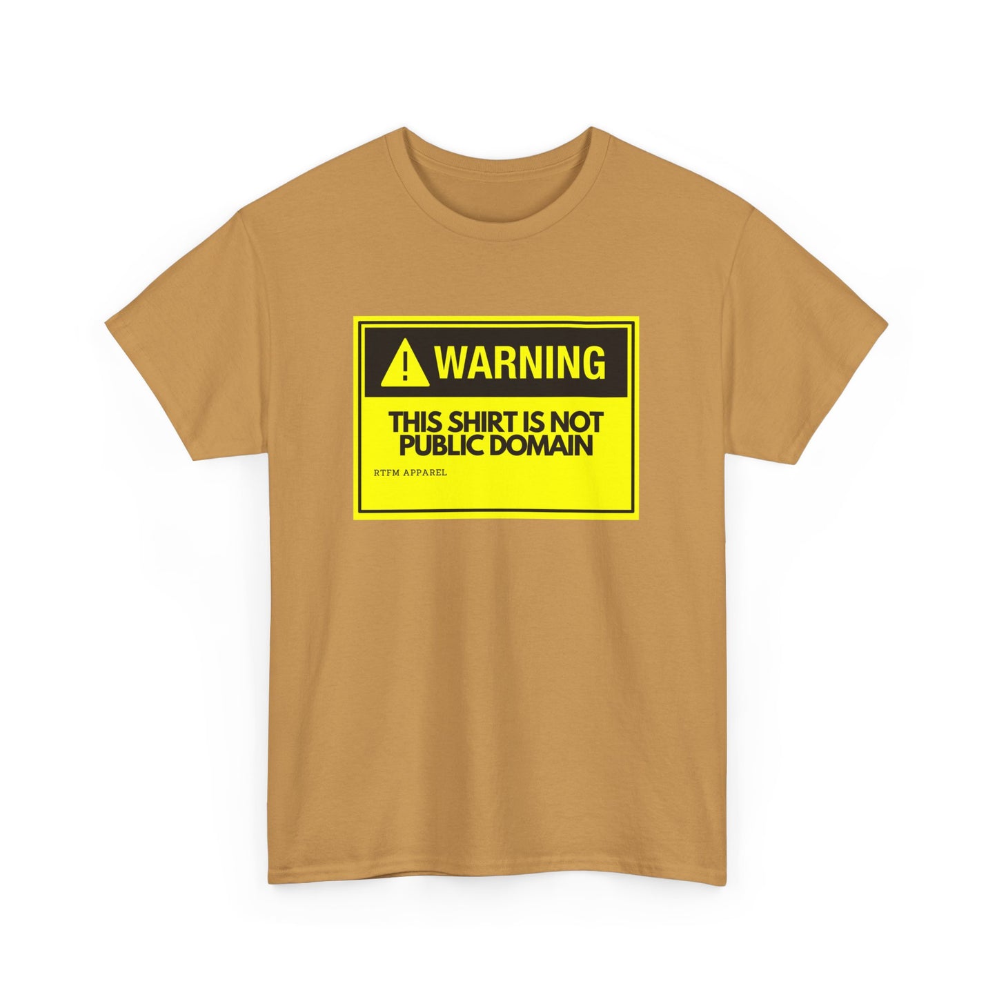 Warning This Shirt Is Not Public Domain Funny Sysadmin IT Tech Geek Gift