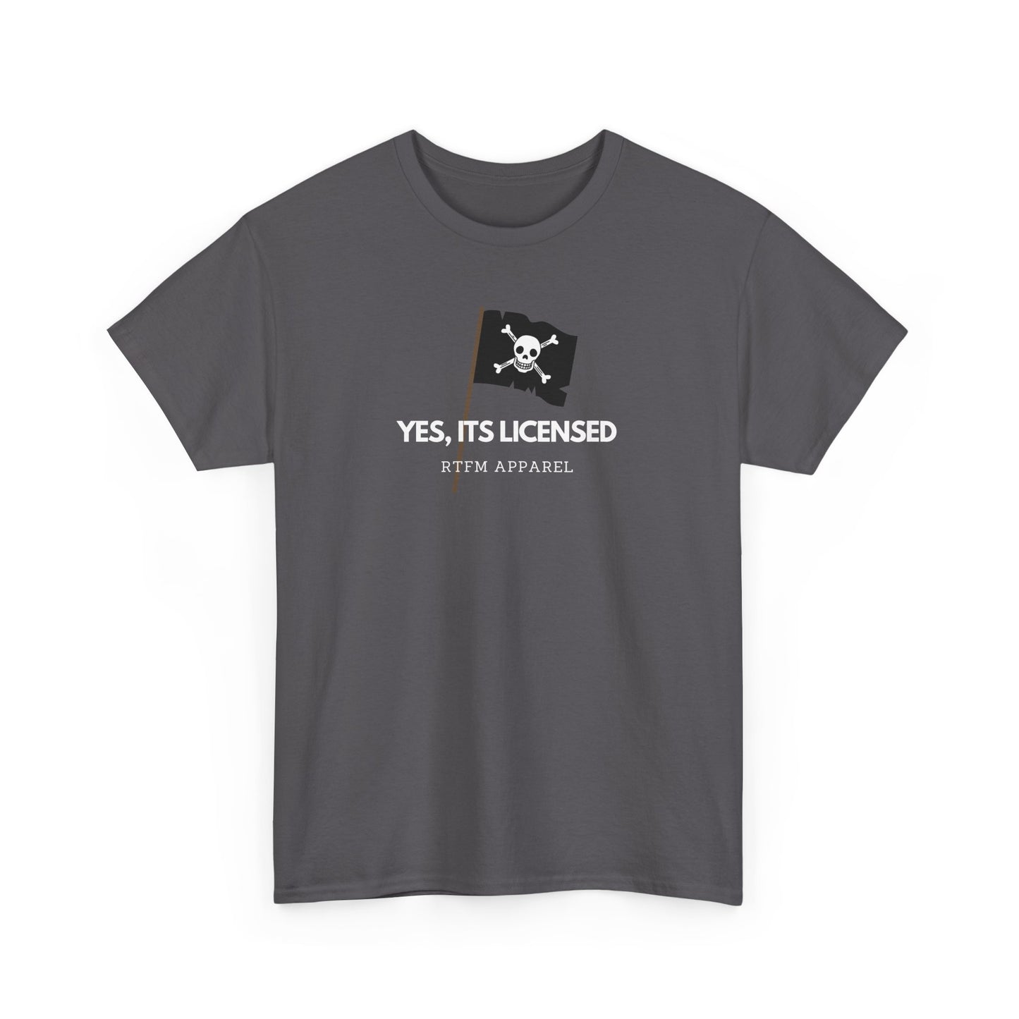 Yes, It's Licensed - Sysadmin, Cybersecurity, RTFM Apparel, Tech Humour