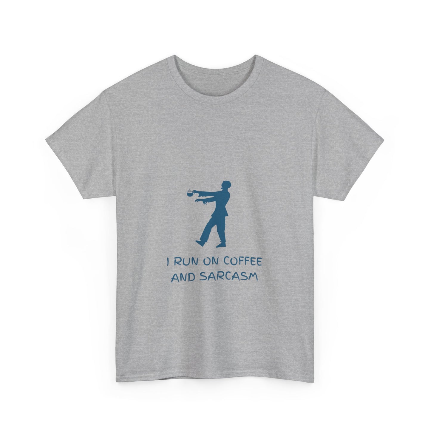 I Run On Coffee And Sarcasm - Funny Tech Geek Humor Tee