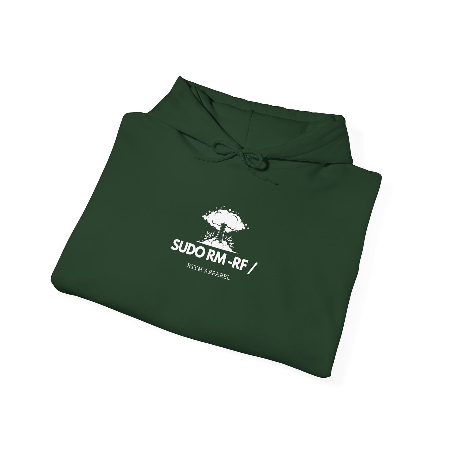 Sudo RM -RF / Explosion Fun Hoodie - Tech Humor for Geeks 2025