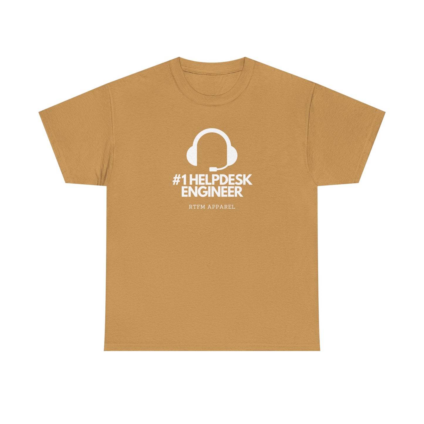 #1 Helpdesk Engineer Headset RTFM Apparel - Funny Tech, IT, Sysadmin