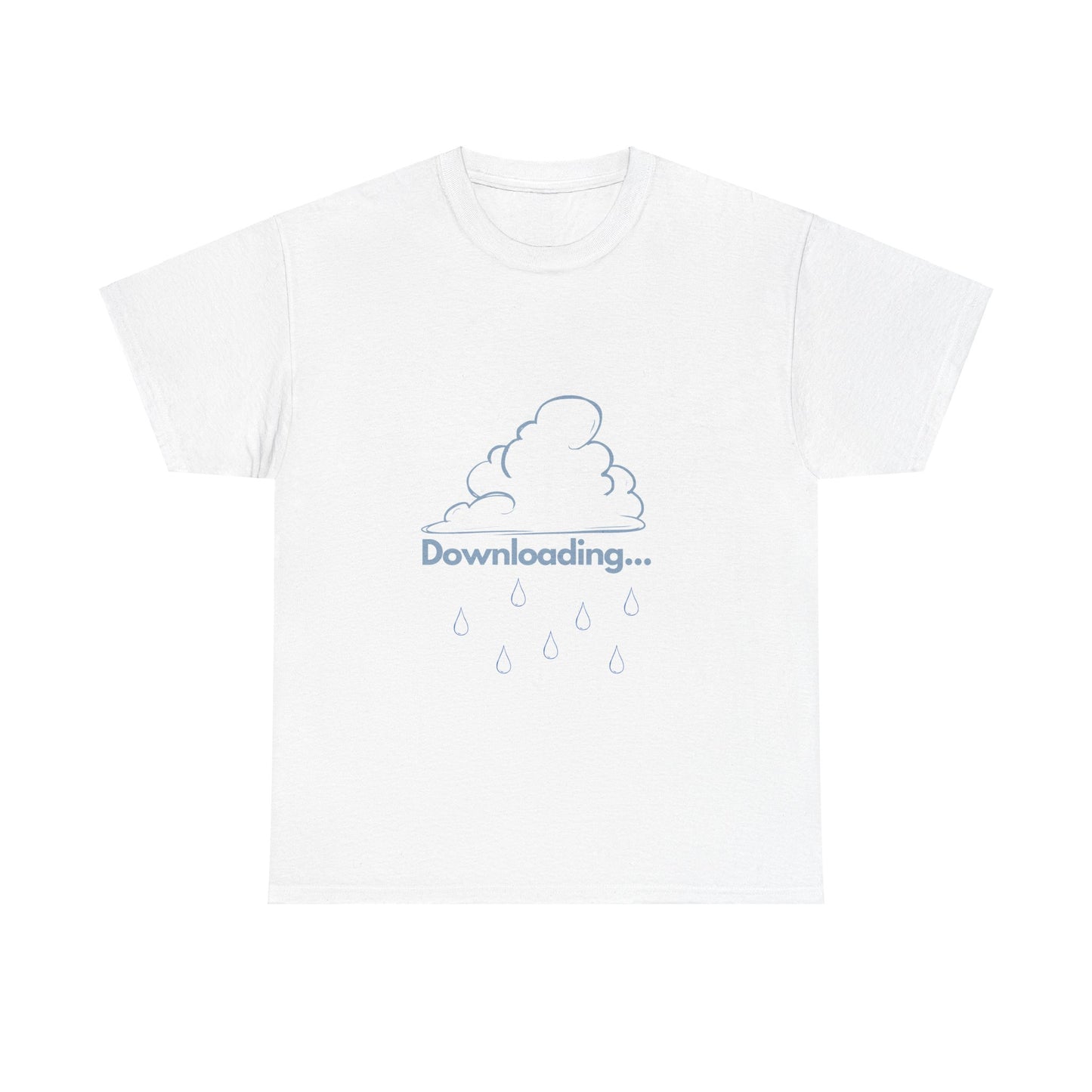 Downloading Cloud Raindrops - Tech Geek Humor