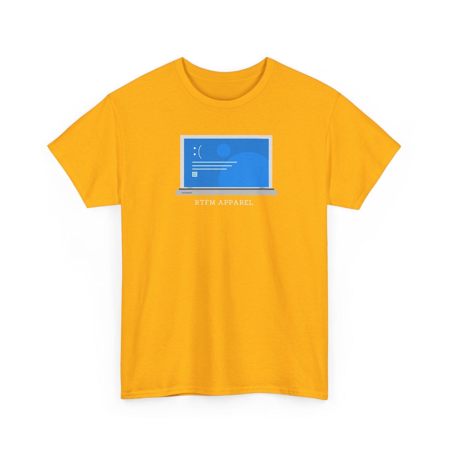 RTFM Apparel Laptop Funny Tech Humor - IT, Cyber Security, Geeky Tee