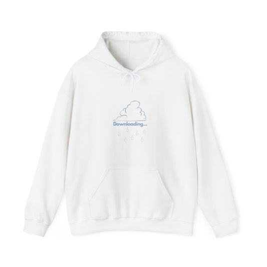Downloading Cloud Hoodie - Raindrop Geek Chic