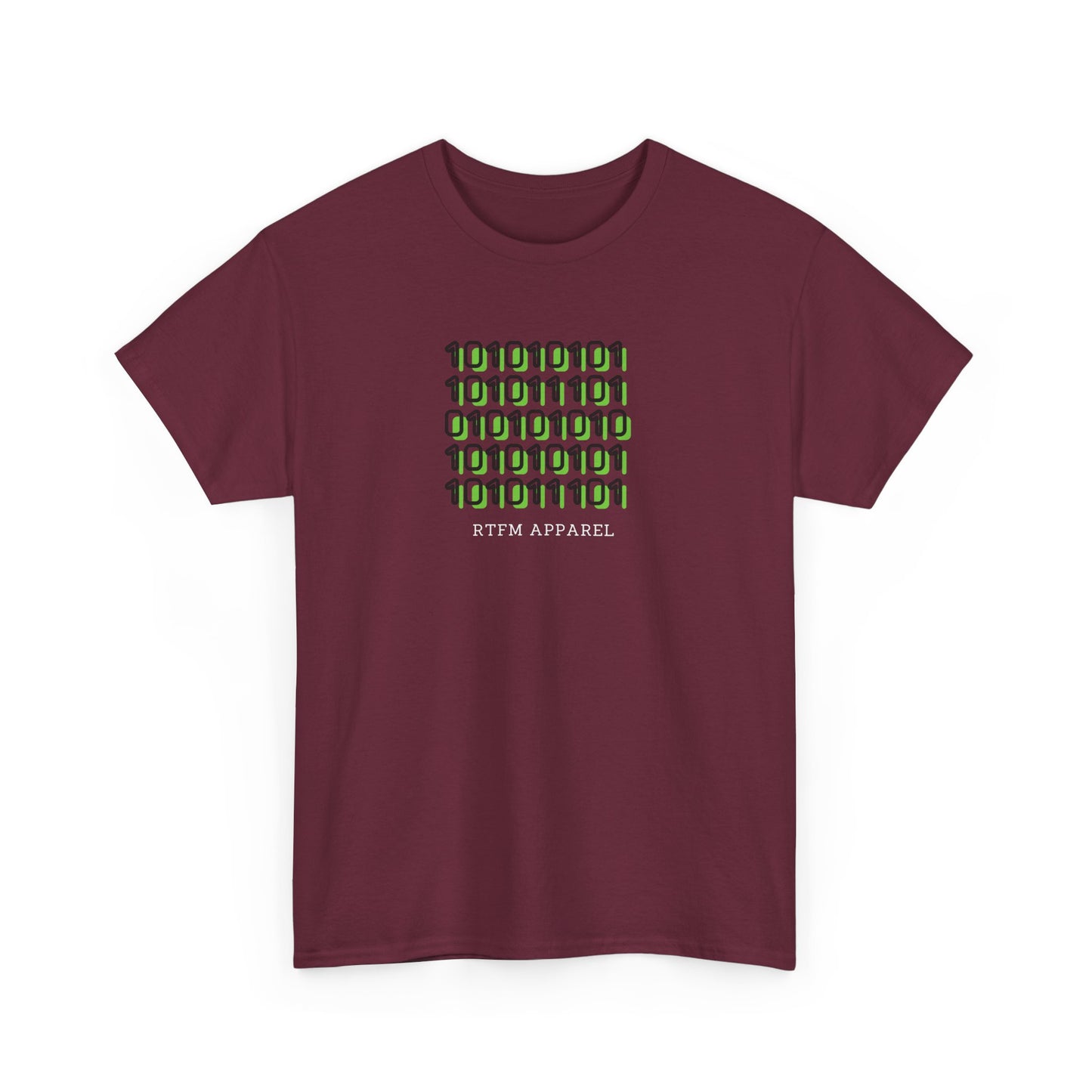 RTFM Binary Code Geek Humor T-Shirt - DevOps, Sysadmin, Tech Nerd, 2025 Design