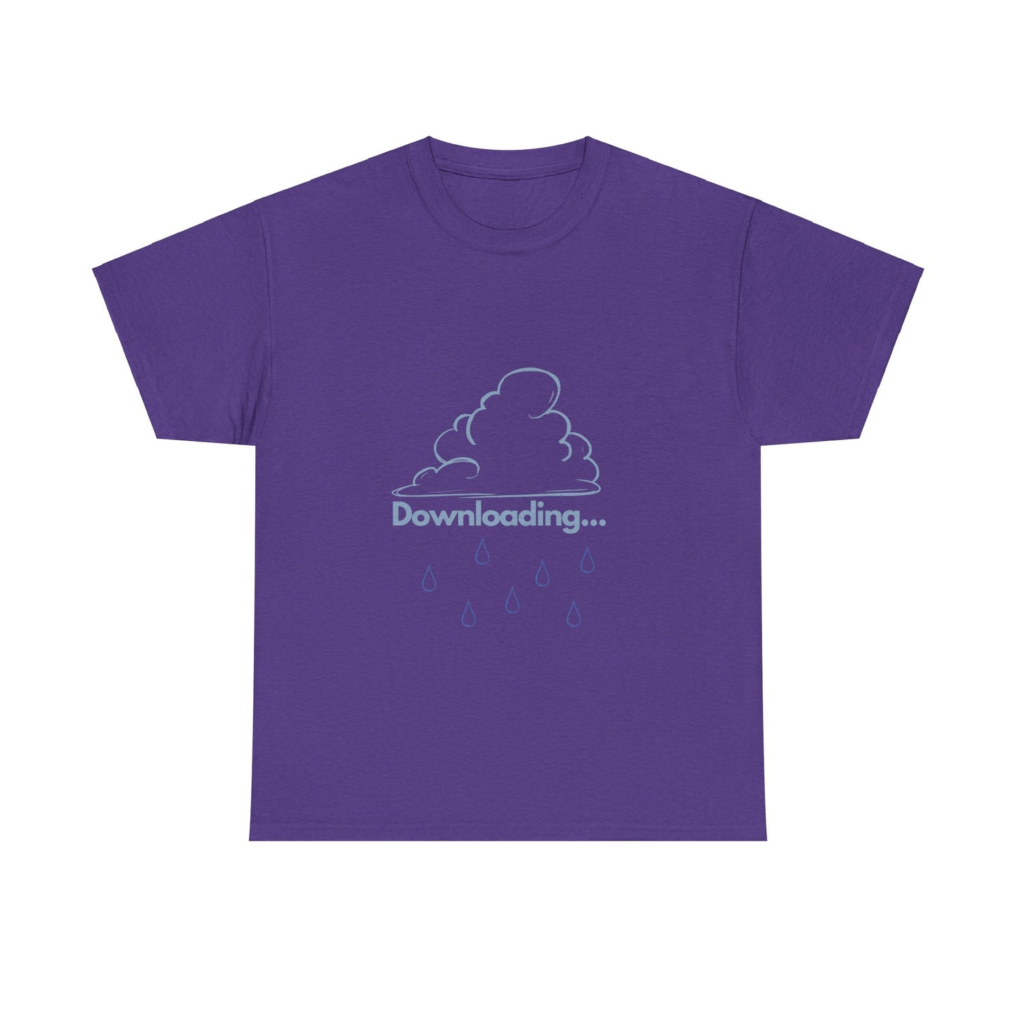 Downloading Cloud Raindrops - Tech Geek Humor