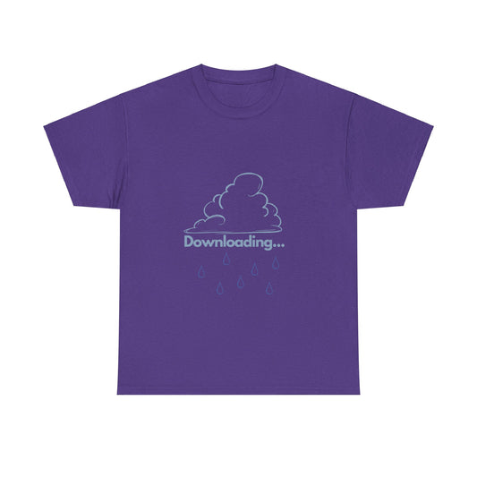 Downloading Cloud Raindrops - Tech Geek Humor