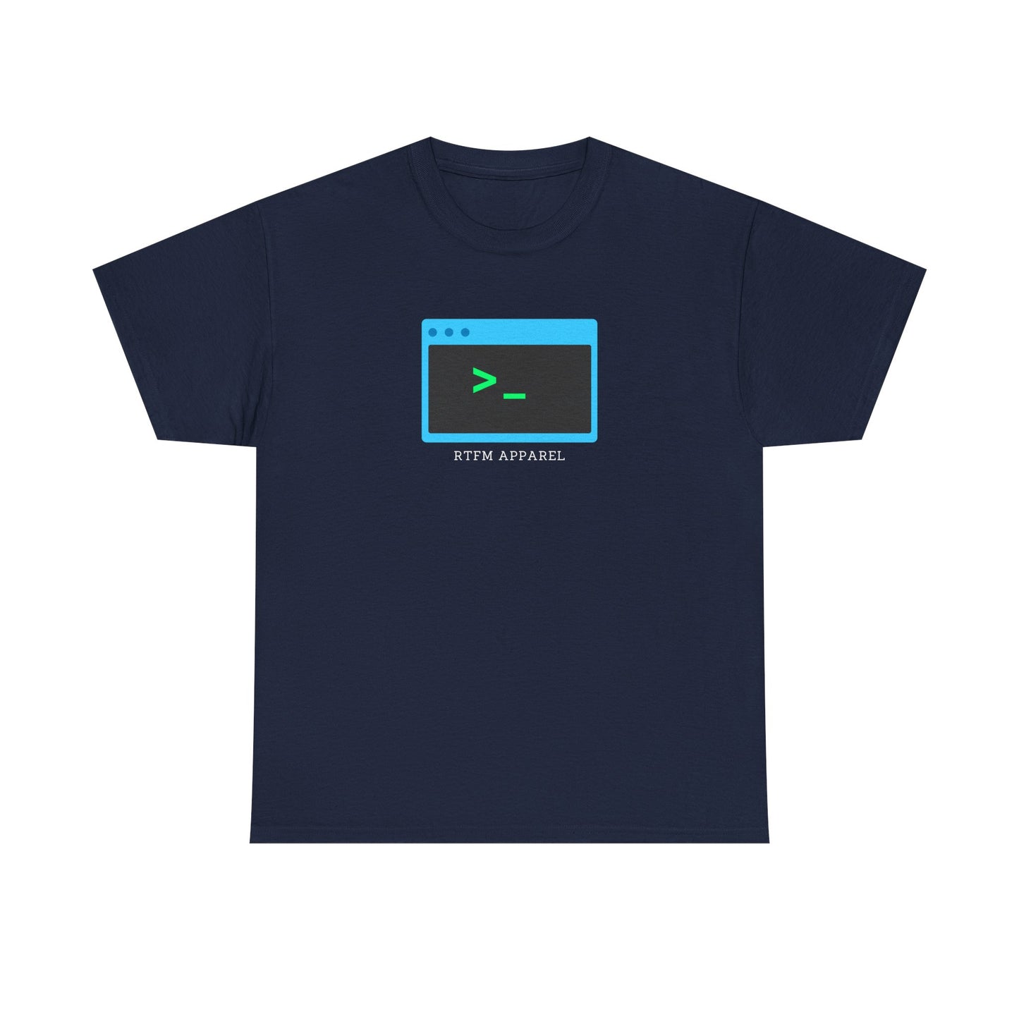 RTFM Terminal Command Nerd Humor T-Shirt - Geek, Sysadmin, IT Crowd, Developer, Programmer, Fun Tee