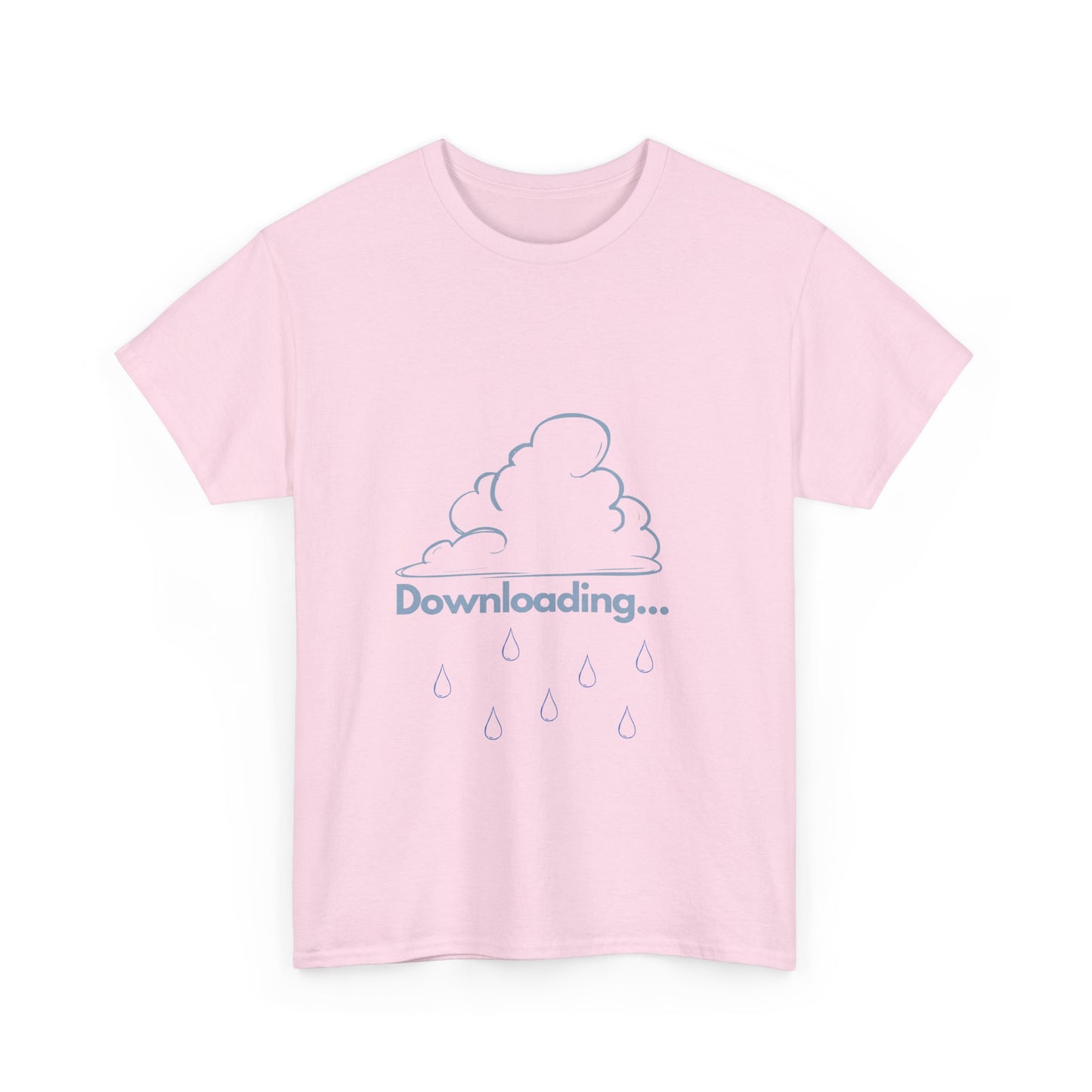 Downloading Cloud Raindrops - Tech Geek Humor