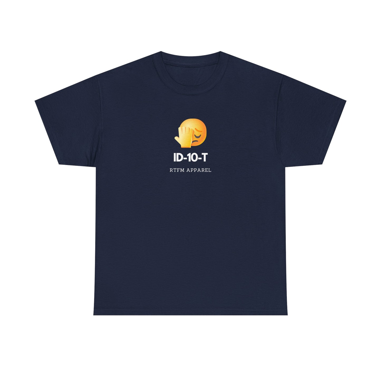 ID-10-T Funny Tech Humor T-Shirt For IT Professionals And Geeks