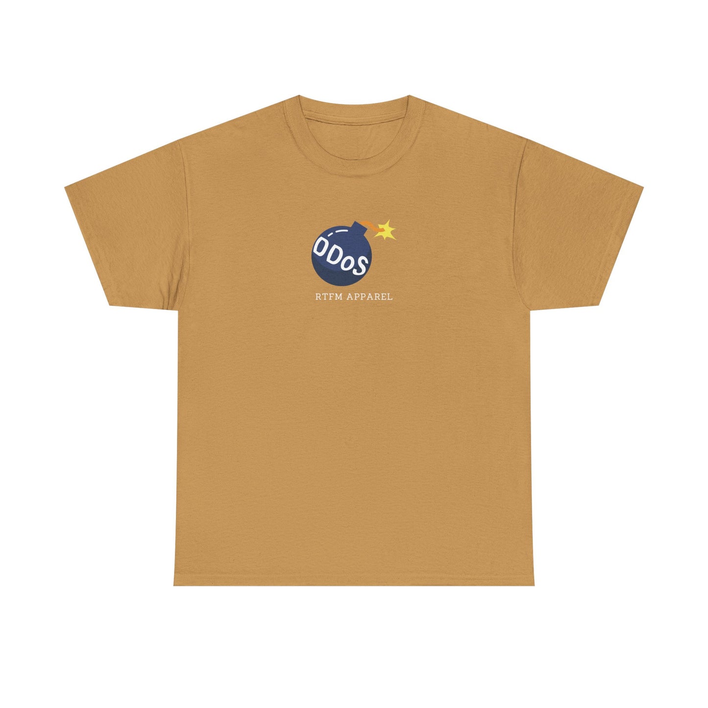 Funny DDOS Bomb Graphic T-Shirt - Cybersecurity, IT, Geek Tech Humor
