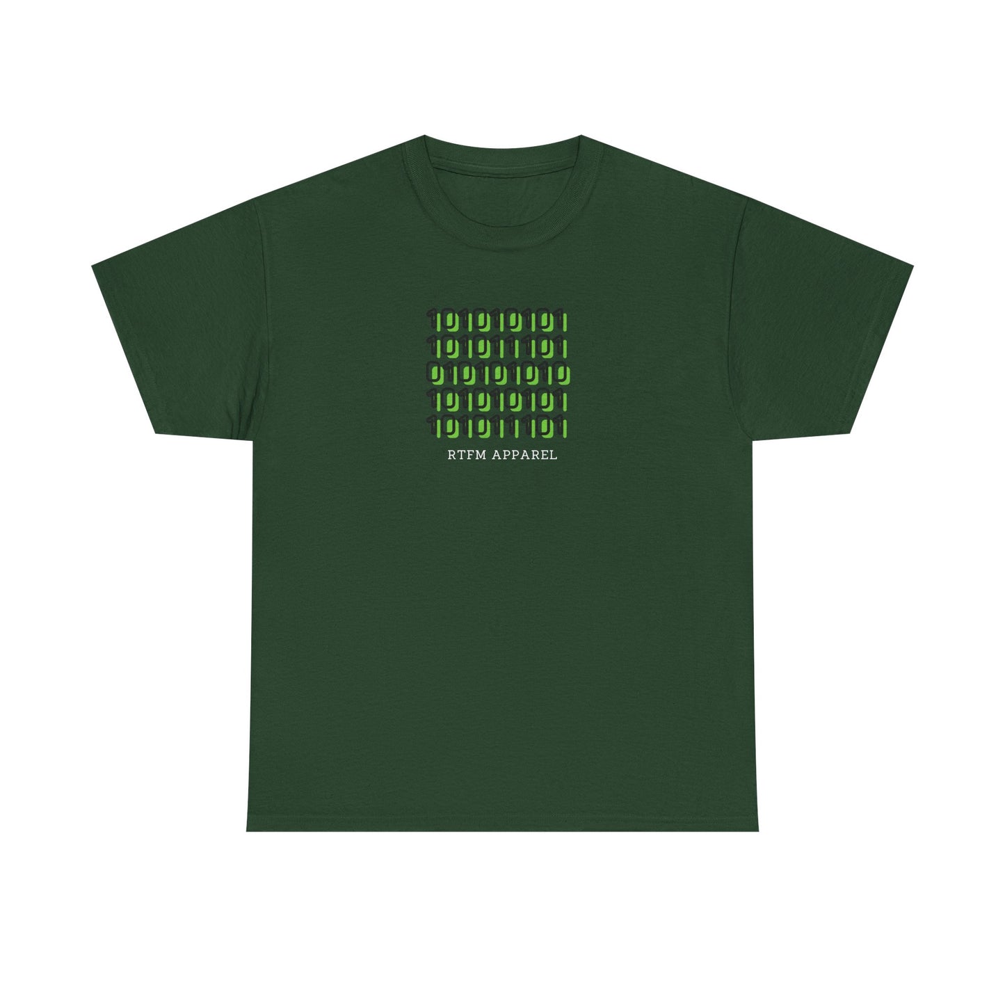 RTFM Binary Code Geek Humor T-Shirt - DevOps, Sysadmin, Tech Nerd, 2025 Design