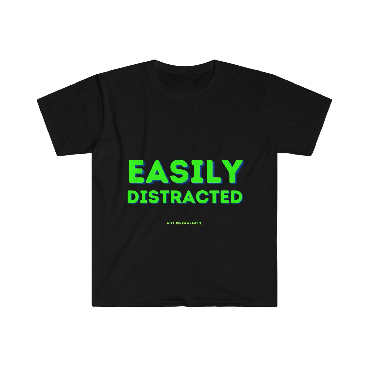 Easily Distracted - Funny, Sysadmin, Geek, Gamer, Developer, Gift T-Shirt