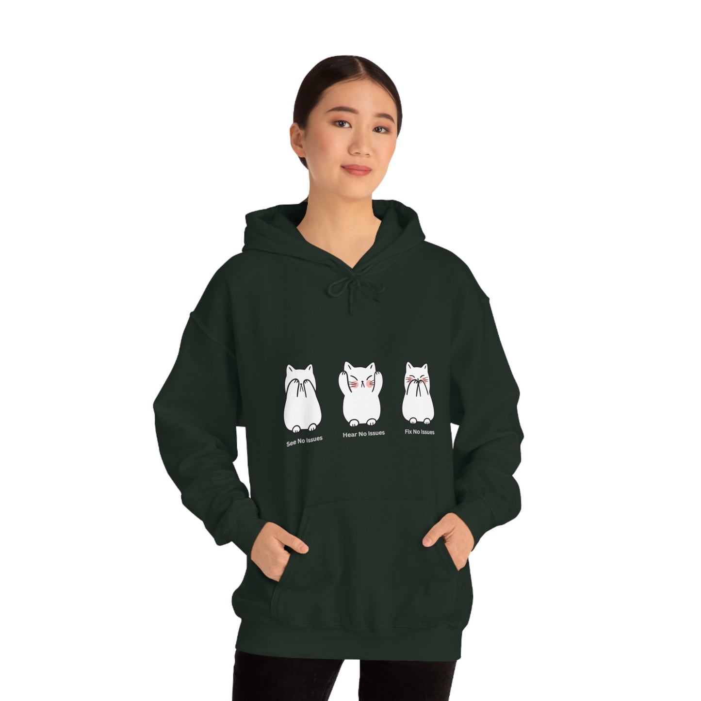 See No Issues, Fix No Issues - Helpdesk, Sysadmin, Cloud Engineer, Architect, Azure, AWS, Network admin, Server Admin Hoodie