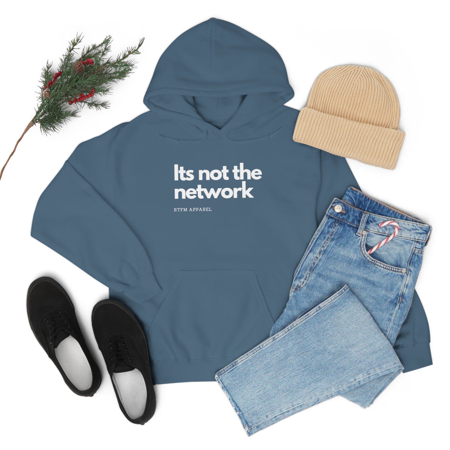 It's not the network - Network Engineer, Cisco, Network, Wifi, Sysadmin, IT Support Hoodie