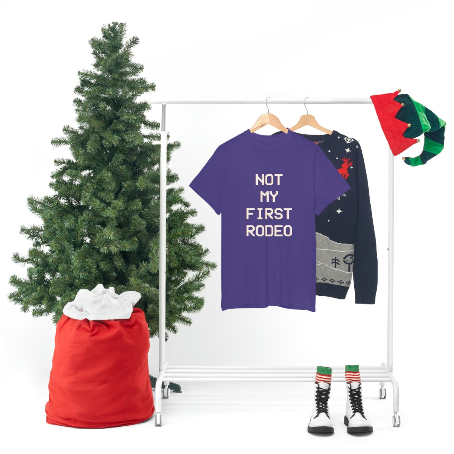 "Not My First Rodeo" Funny, Sysadmin, Geek, Gamer, Developer, Gift Cotton Tee