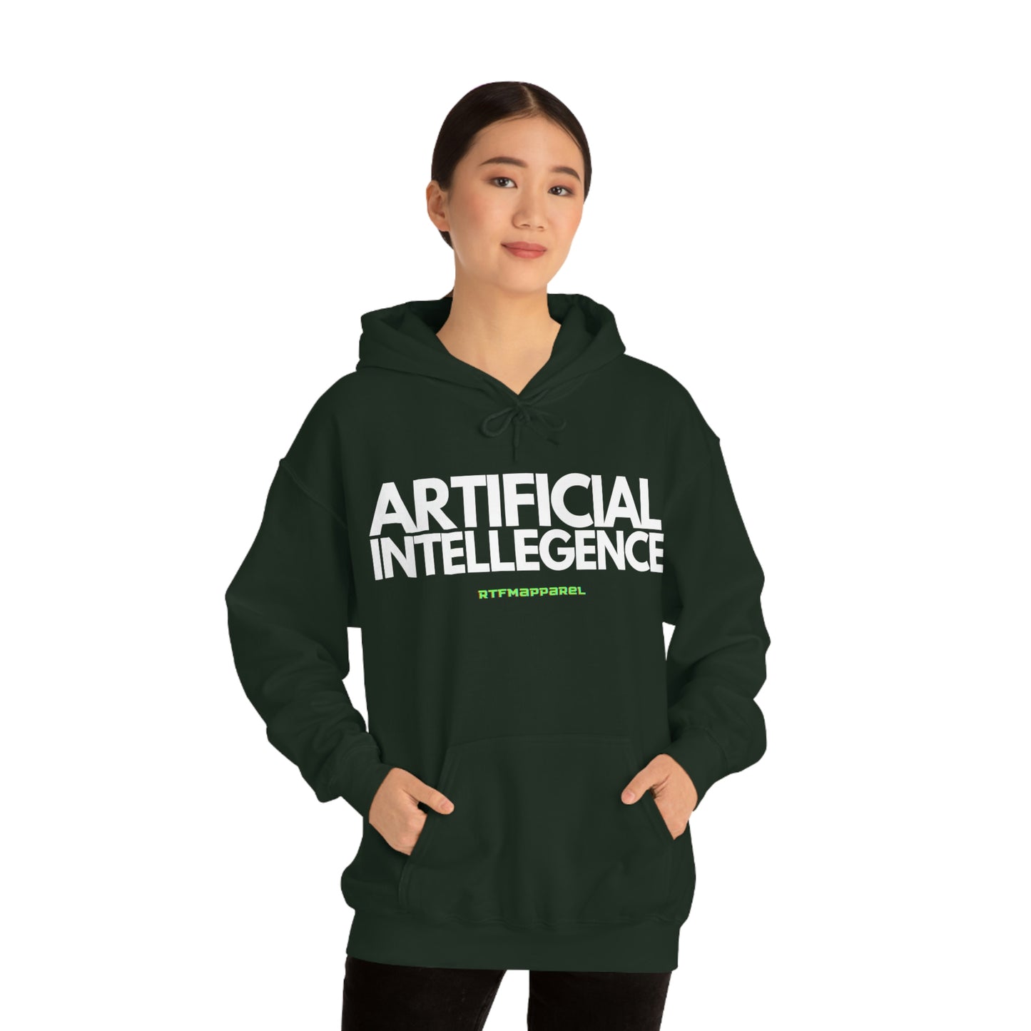 Artificial Intellegence, AI, Funny , Sysadmin, Geek, Project Manager, Developer, Gift, Unisex Hooded Sweatshirt