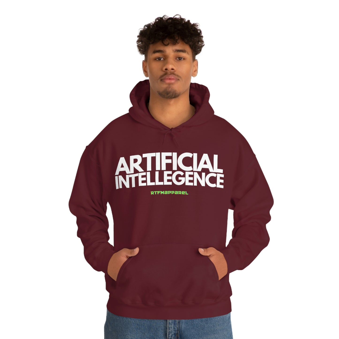 Artificial Intellegence, AI, Funny , Sysadmin, Geek, Project Manager, Developer, Gift, Unisex Hooded Sweatshirt