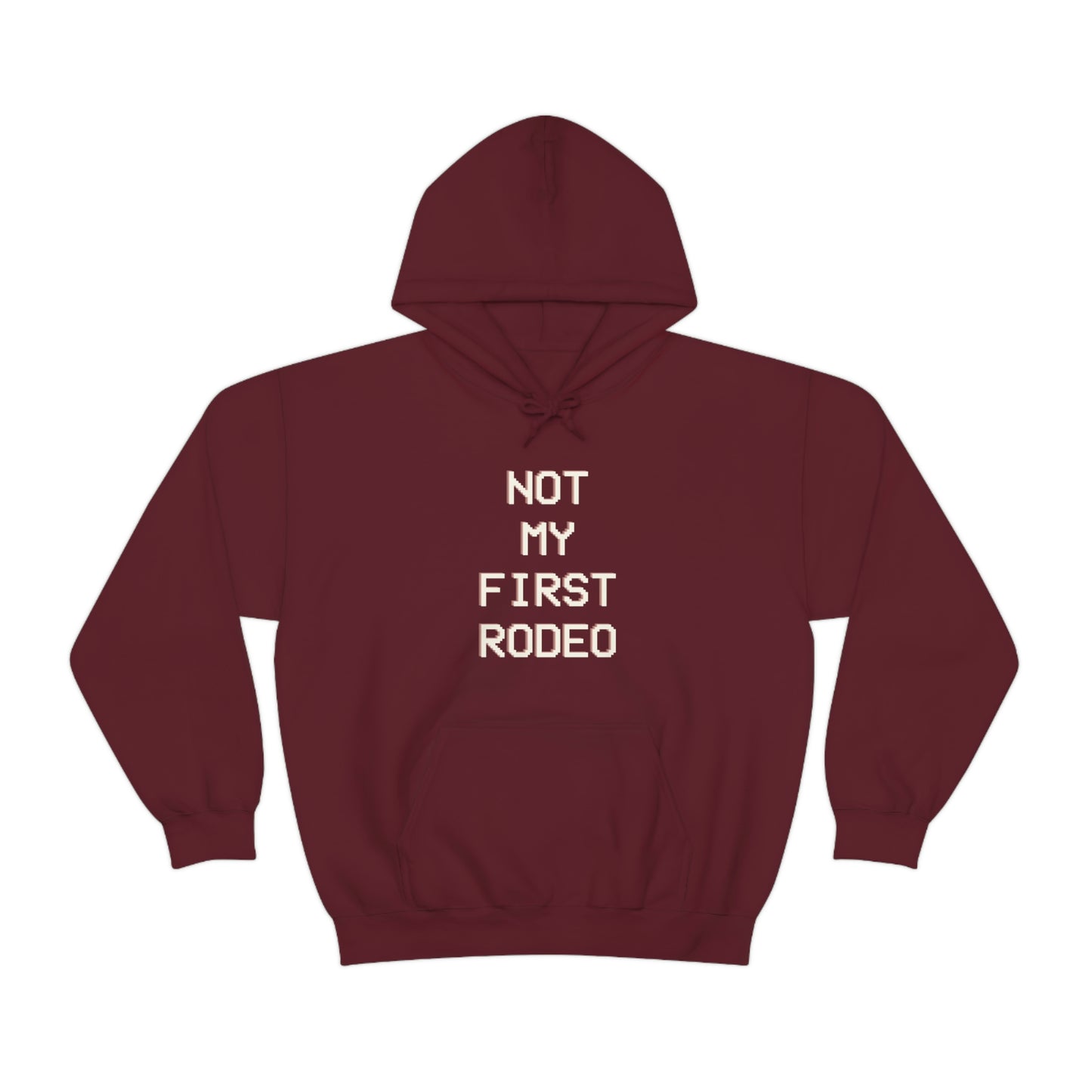 "Not My First Rodeo" Funny, Sysadmin, Geek, Gamer, Developer, Gift Hooded Sweatshirt