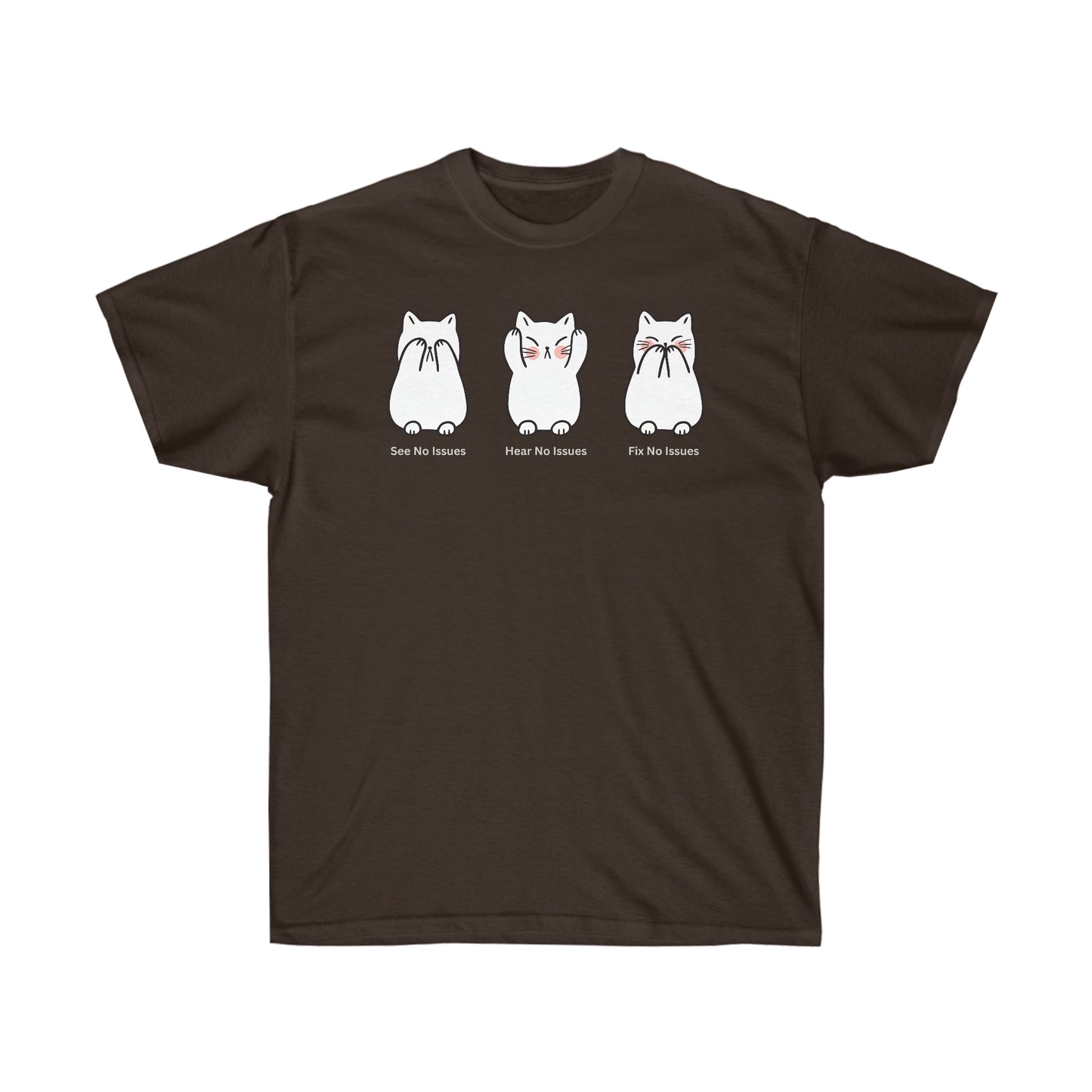 See No Issues, Fix no Issues - Helpdesk, Sysadmin, Cloud Engineer, Architect, Azure, AWS, Network admin, Server Admin Funny Tshirt