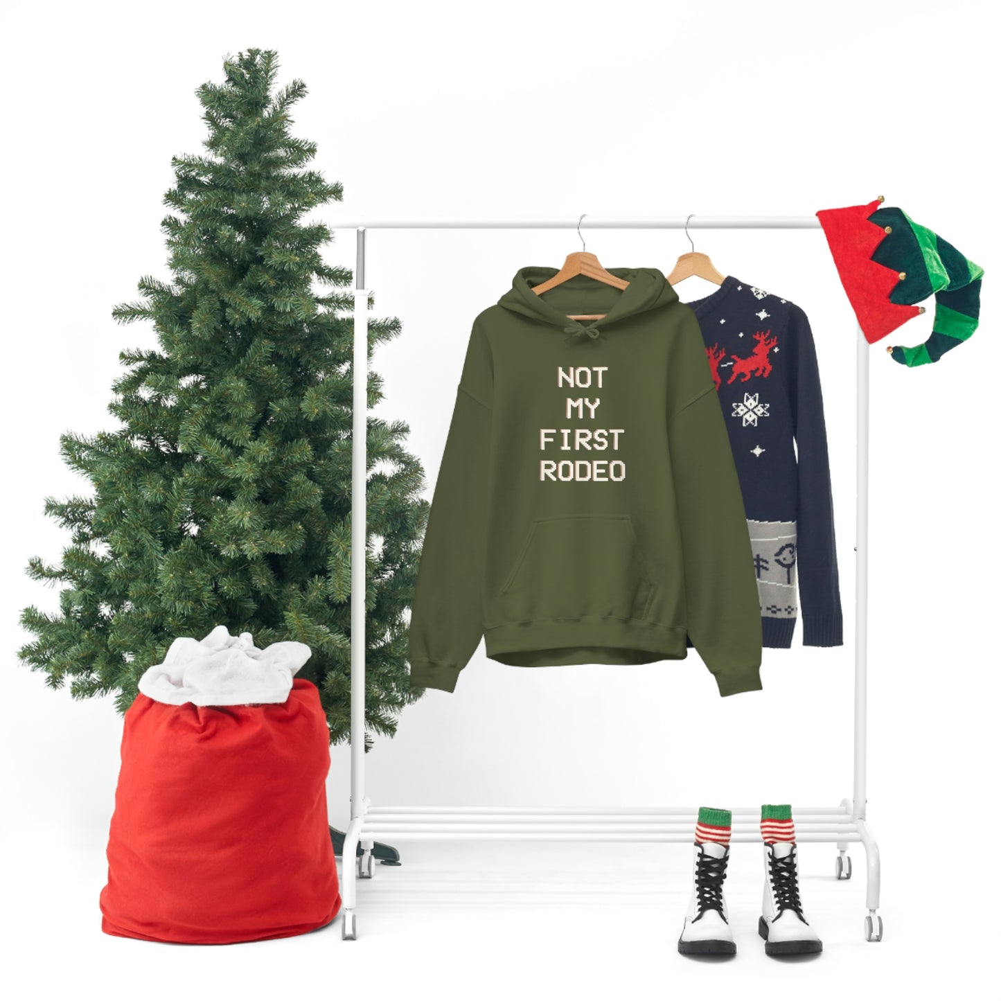 "Not My First Rodeo" Funny, Sysadmin, Geek, Gamer, Developer, Gift Hooded Sweatshirt