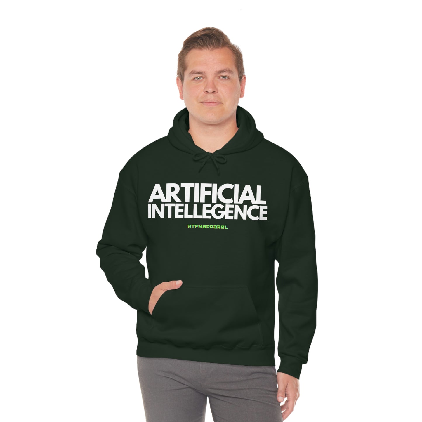 Artificial Intellegence, AI, Funny , Sysadmin, Geek, Project Manager, Developer, Gift, Unisex Hooded Sweatshirt