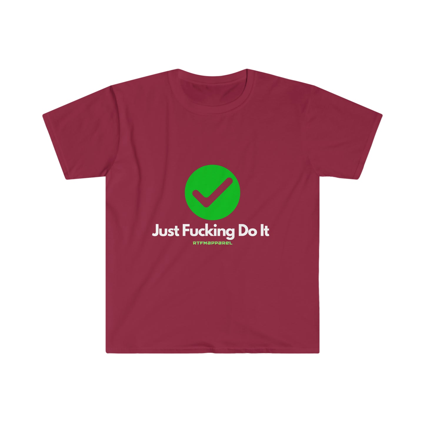 JFDI, Just do it, Funny, Sysadmin, Geek, Project Manager, Explicit, Developer, Gift Unisex Softstyle T-Shirt