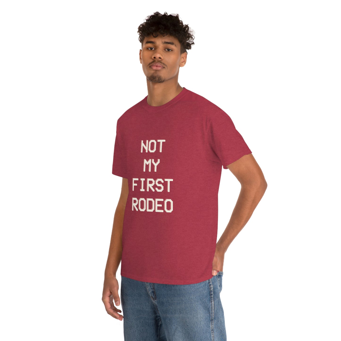 "Not My First Rodeo" Funny, Sysadmin, Geek, Gamer, Developer, Gift Cotton Tee