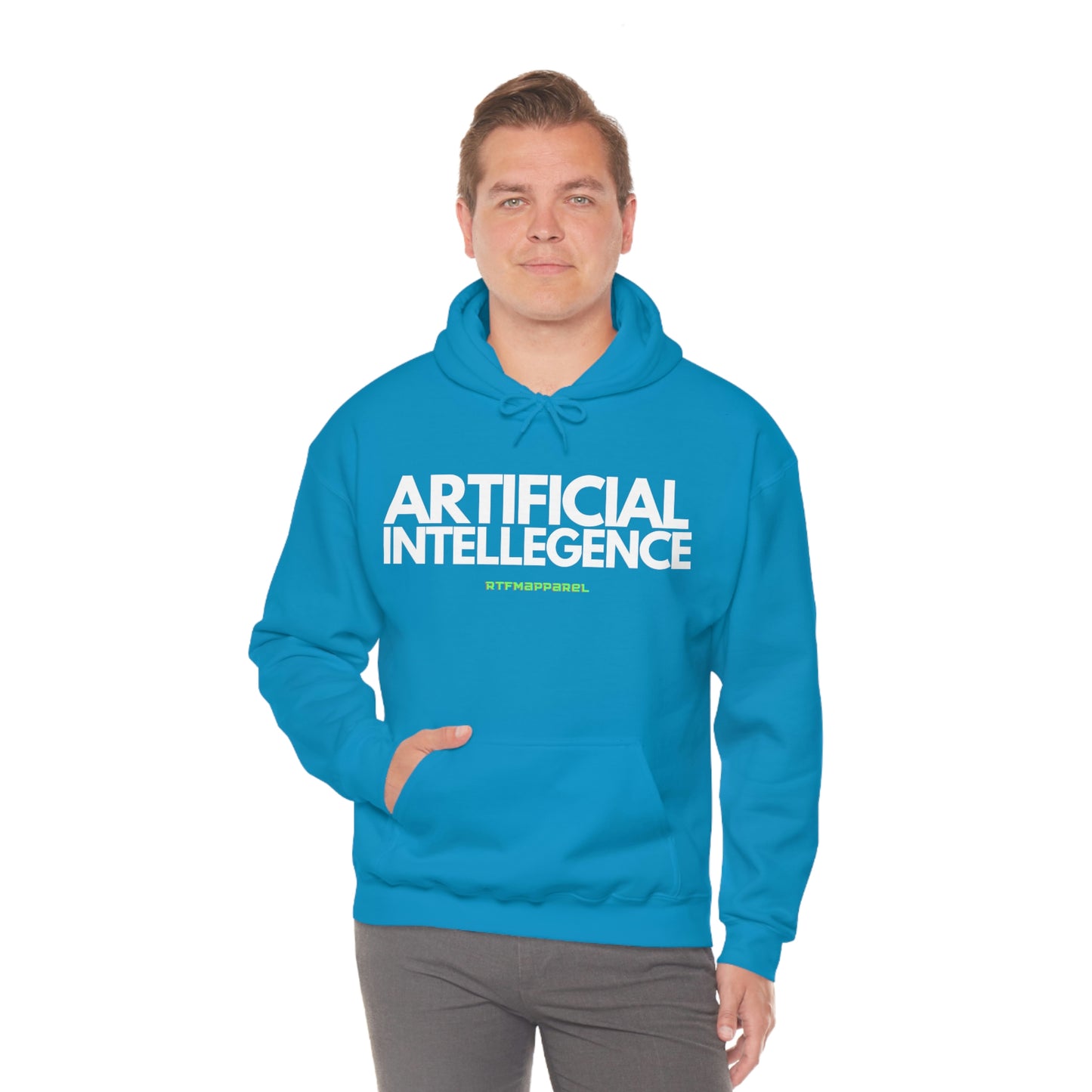 Artificial Intellegence, AI, Funny , Sysadmin, Geek, Project Manager, Developer, Gift, Unisex Hooded Sweatshirt