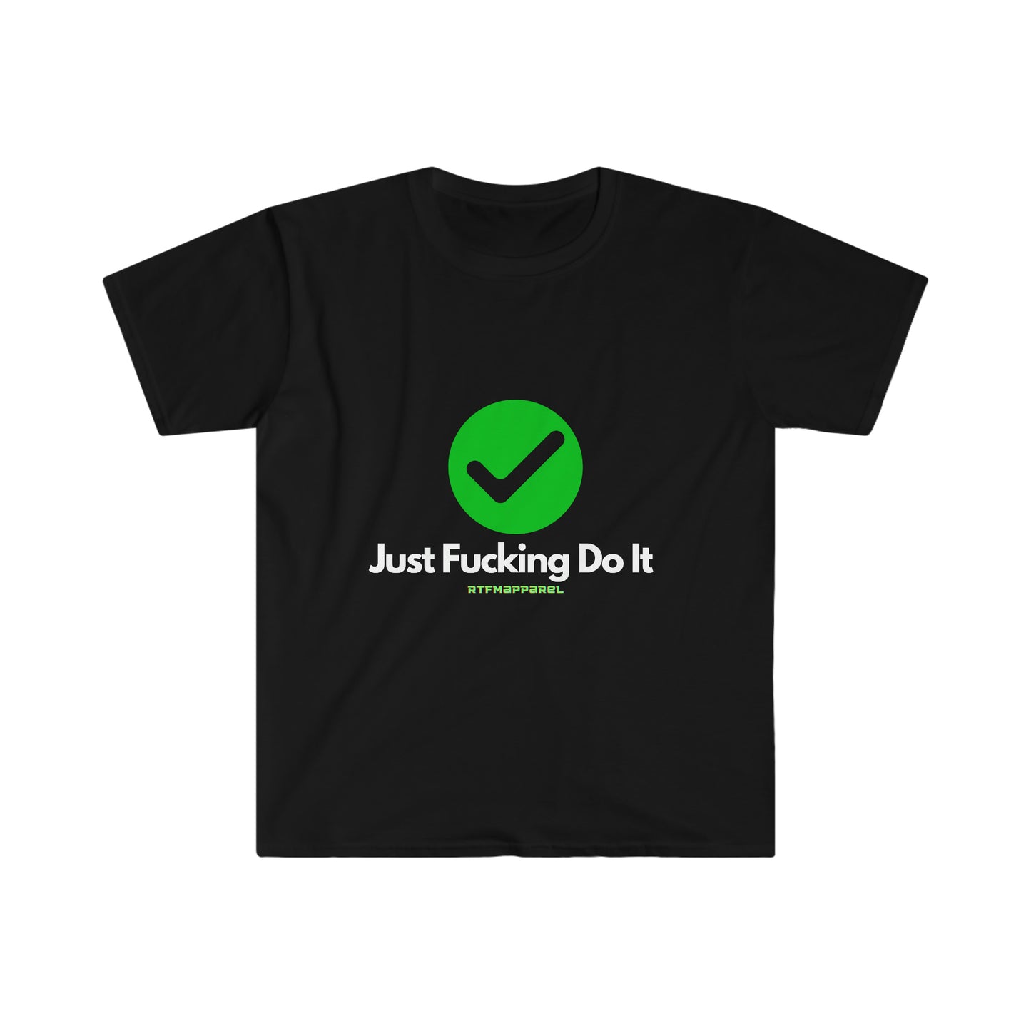 JFDI, Just do it, Funny, Sysadmin, Geek, Project Manager, Explicit, Developer, Gift Unisex Softstyle T-Shirt